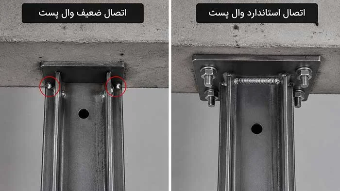 ریزش دیوار غیرسازه‌ای در زلزله به دلیل اشتباهات اجرای وال پست