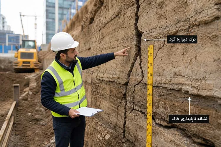 ترک دیواره گود